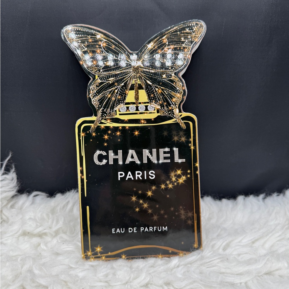 CHANEL Paris Eau de Parfum with Gold and Black Butterfly